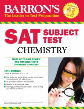 Paperback Barron's SAT Subject Test Chemistry Book