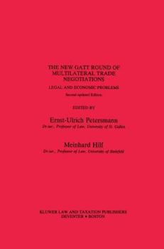 Hardcover The New GATT Round Multilateral Trade Negotiations Book