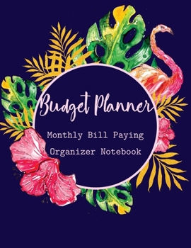 Paperback Budget Planner Monthly Bill Paying Organizer Notebook Book