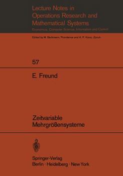 Paperback Zeitvariable Mehrgrößensysteme [German] Book