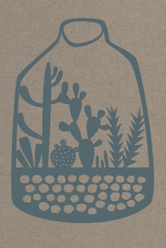 Paperback Notes: A Blank Sketchbook with Papercut Terrarium Cover Art Book