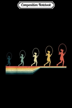 Composition Notebook: Vintage Retro Double Dutch Jump Rope  Journal/Notebook Blank Lined Ruled 6x9 100 Pages