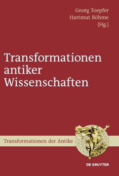 Hardcover Transformationen antiker Wissenschaften [German] Book