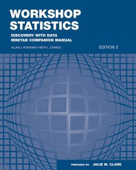 Paperback Workshop Statistics: Discovery with Data Minitab Companion Manual Book