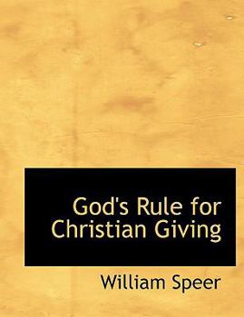 Paperback God's Rule for Christian Giving Book
