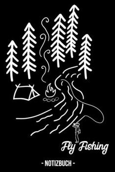 Notizbuch: A5 Halb Kariertes Halb Blank Papier Notizblock To Do Tagebuch Notizzettel Wochenplaner Journal für Fischer, Fliegenfischer und Angler (German Edition)