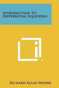 Paperback Introduction To Differential Equations Book