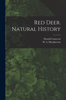 Paperback Red Deer. Natural History Book