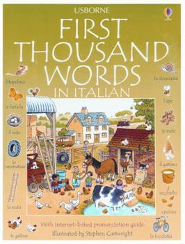 Hardcover First Thousand Words in Italian Book