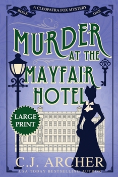 Paperback Murder at the Mayfair Hotel: Large Print [Large Print] Book