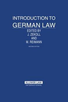 Hardcover Introduction to German Law- 2nd Edition Book