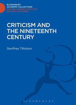 Hardcover Criticism and the Nineteenth Century Book