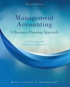 Paperback Management Accounting: A Business Planning Approach Book