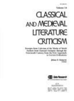 Hardcover Classical and Medieval Literature Criticism Book