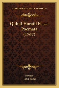 Paperback Quinti Horatii Flacci Poemata (1767) [Latin] Book