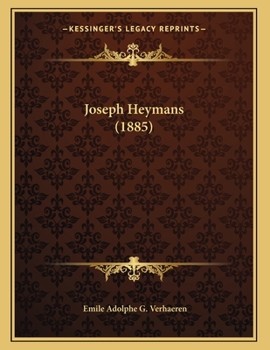 Paperback Joseph Heymans (1885) [French] Book