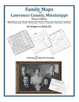 Paperback Family Maps of Lawrence County, Mississippi Book