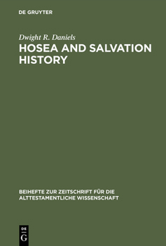 Hardcover Hosea and Salvation History [German] Book