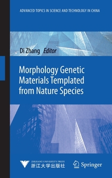 Hardcover Morphology Genetic Materials Templated from Nature Species Book