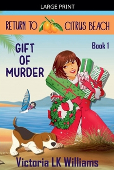 Paperback Gift of Murder [Large Print] Book