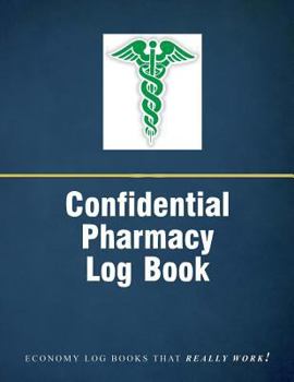 Paperback Confidential Pharmacy Log Book