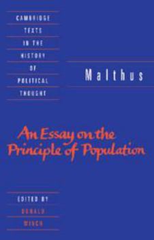 Misc. Malthus: 'an Essay on the Principle of Population' Book