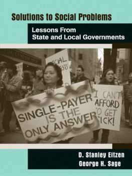 Paperback Solutions to Social Problems: Lessons from State and Local Government Book