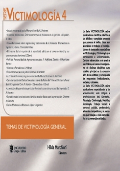 Paperback Victimología 4: Temas de victimología general [Spanish] Book