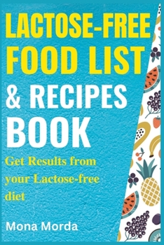 Paperback Lactose-Free Recipe Book & Food List Book