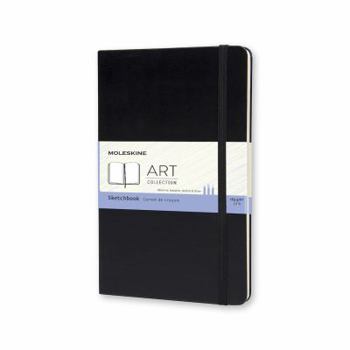 Hardcover Moleskine Art Plus Sketchbook, Large, Plain, Black, Hard Cover (5 X 8.25) Book