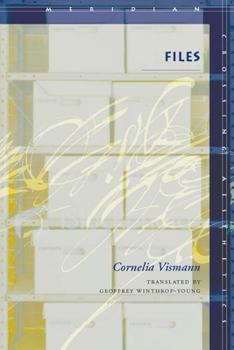 Hardcover Files: Law and Media Technology Book