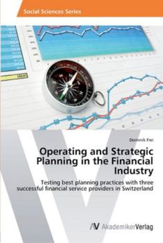 Paperback Operating and Strategic Planning in the Financial Industry Book