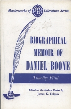 Paperback Biographical Memoir of Daniel Boone Book