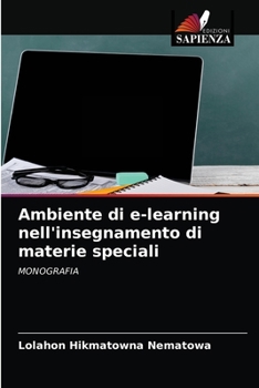 Paperback Ambiente di e-learning nell'insegnamento di materie speciali [Italian] Book