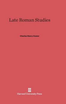 Hardcover Late Roman Studies Book