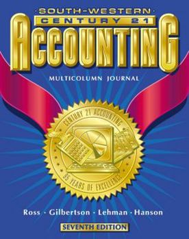 Hardcover Century 21 Accounting Multicolumn Journal Approach: Student Text Ch 1-26 Book