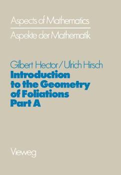 Paperback Introduction to the Geometry of Foliations, Part a [German] Book