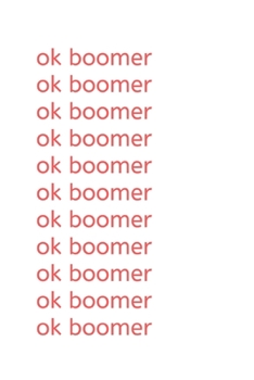 Paperback ok boomer: Monthly Planner Book