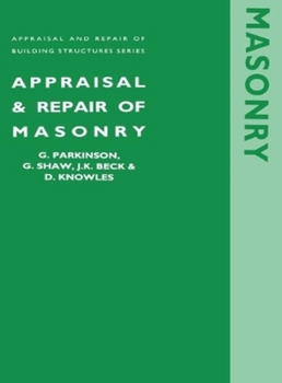 Hardcover Appraisal and Repair of Masonry Book