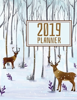 Paperback 2019 Greeting Deer Planner Book