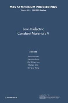 Paperback Low-Dielectric Constant Materials V: Volume 565 Book