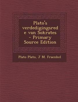 Paperback Plato's Verdedigingsrede Van Sokrates [Dutch] Book