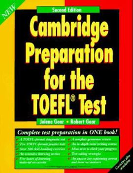 Paperback Cambridge Preparation for the TOEFL Test Student's Book