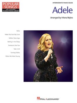 Paperback Adele - Popular Songs Series for Intermediate Piano Solo | 8 Beautiful Arrangements from Educational Piano Library | Popular Songs for Lessons ... Songs: Hal Leonard Student Piano Library) Book