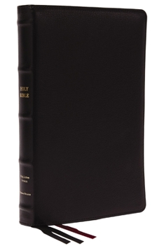 Leather Bound KJV Holy Bible: Large Print Thinline, Black Goatskin Leather, Premier Collection, Red Letter, Comfort Print: King James Version [Large Print] Book