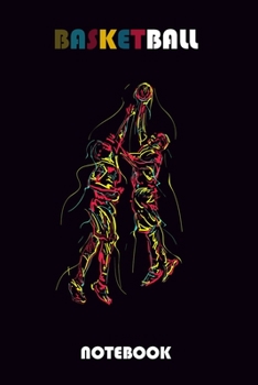 Paperback Basketball: Lined Elegant Notebook/Journal Birthday Gift, 100 Pages, 6x9, Soft Cover, Matte Finish Book