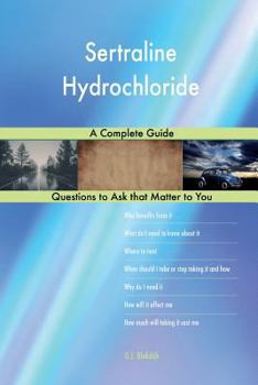 Paperback Sertraline Hydrochloride; A Complete Guide Book