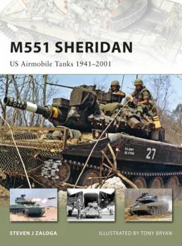 Paperback M551 Sheridan: Us Airmobile Tanks 1941-2001 Book