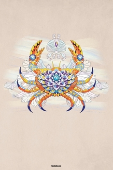 Notebook: Crab Polygon Animal Journal Abstract Geometric Pattern Composition Book Cancer Colorful Shapes Gift