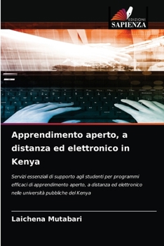 Paperback Apprendimento aperto, a distanza ed elettronico in Kenya [Italian] Book
